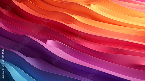 Clean Gradation Graphics_Cloth_Fabric_Woven_Rainbow