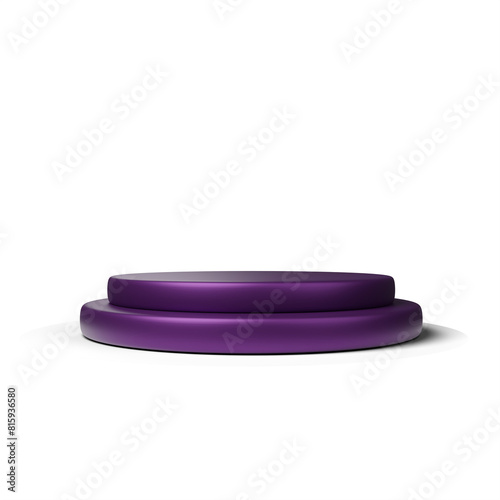 3d purple podium
