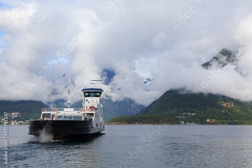 Sognefjord passenger ferry in Norway © Tupungato