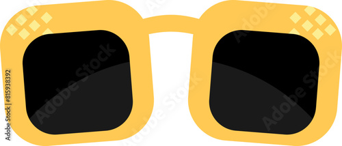 Glasses Cartoon Illustration Element