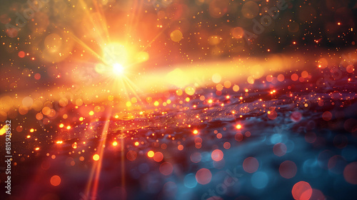 Light Material, Divine Light, Gold tone, Solar Flare, Light Diffusion 003