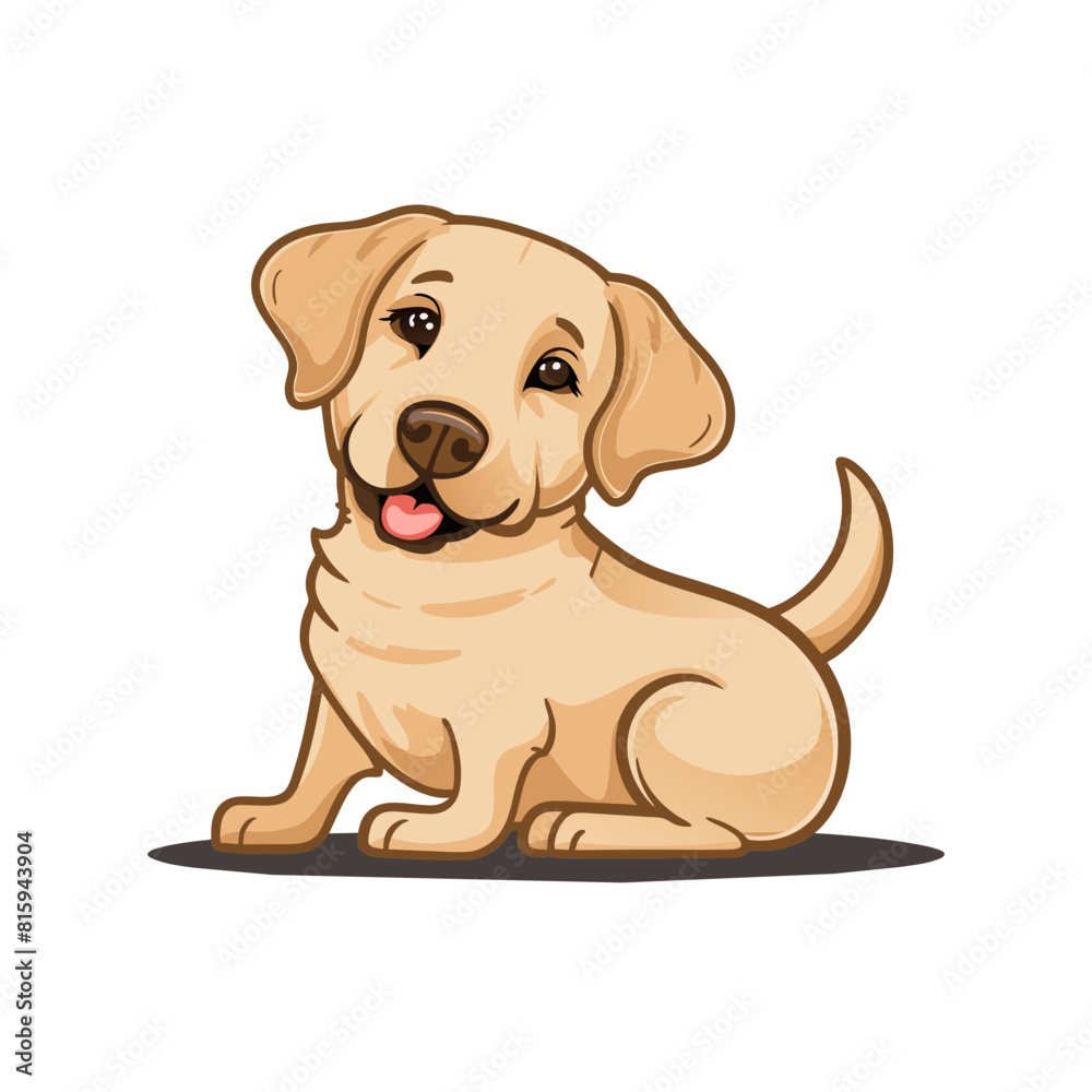 Labrador Retriever Doodle Art: Playful Illustration of a Energetic Companion Labrador Retriever Doodle Art: Playful Illustration of a Energetic Companion