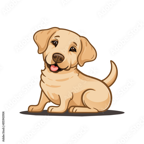 Labrador Retriever Doodle Art  Playful Illustration of a Energetic Companion