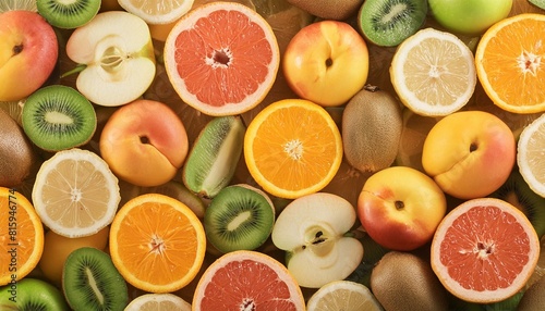 a background of fruit