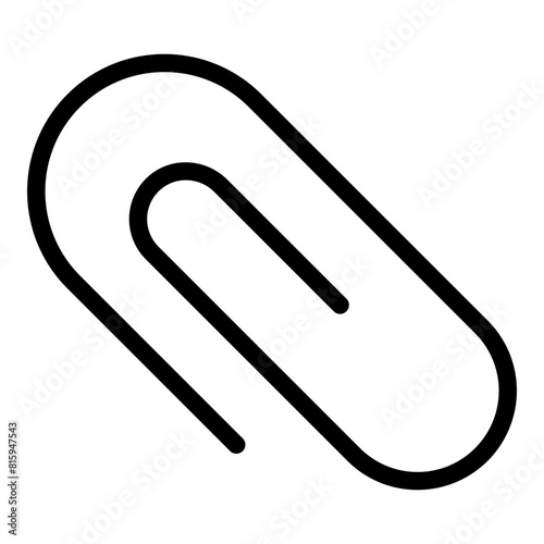 paperclip Glyph Icon Design