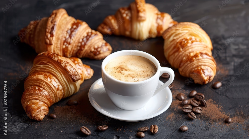 Aromatic coffee and cinnamon rolls, perfect for cozy morning themes and café promotions. Aromatic coffee and cinnamon rolls, perfect for cozy morning themes and café promotions.