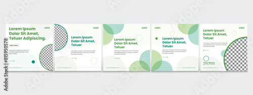 LinkedIn carousel post, social media Instagram carousel post, modern and editable business carousel template design