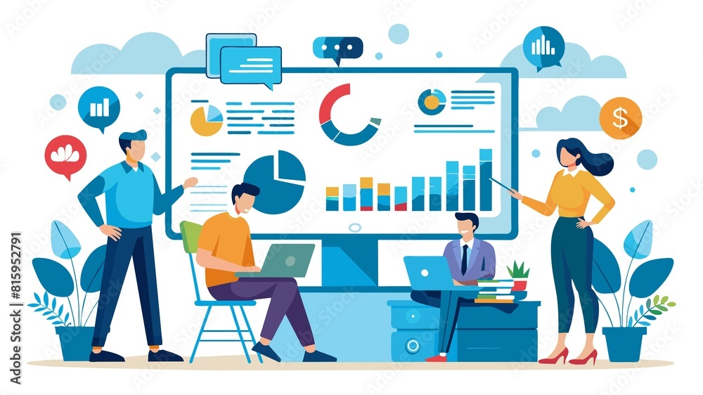 A team of professionals analyzes data and web reports to guide informed investment decisions. A team of professionals analyzes data and web reports to guide informed investment decisions.