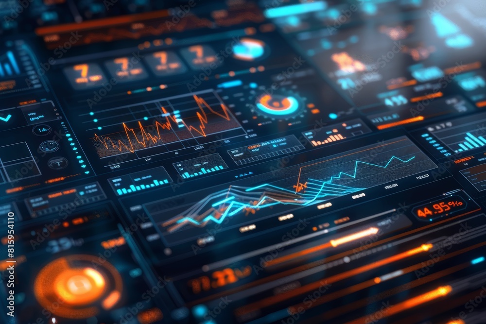 Advanced Digital Dashboard for Business Analytics and Performance Monitoring Advanced Digital Dashboard for Business Analytics and Performance Monitoring