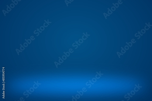 Abstract blue background,Smooth blur background like in a room with spot lights shining on the floor or on the stage,Vector illustration