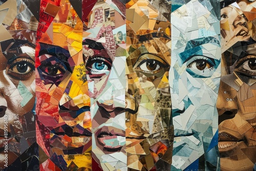 The Many Faces of Addiction: An Artistic Mosaic Highlighting Diverse Emotional Impacts