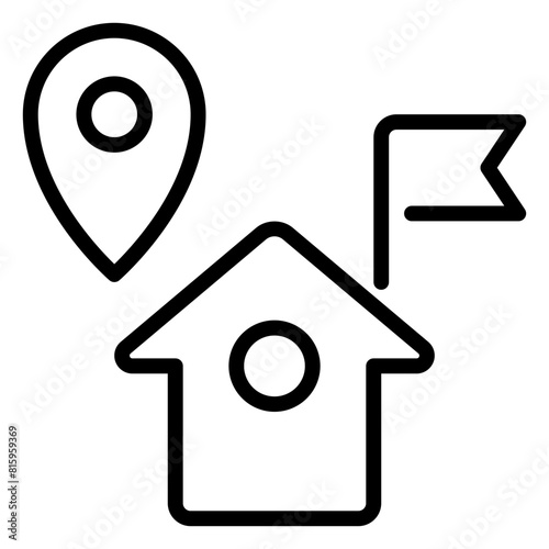 Placeholder icon, line icon style
