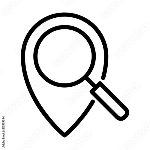 Search icon, line icon style