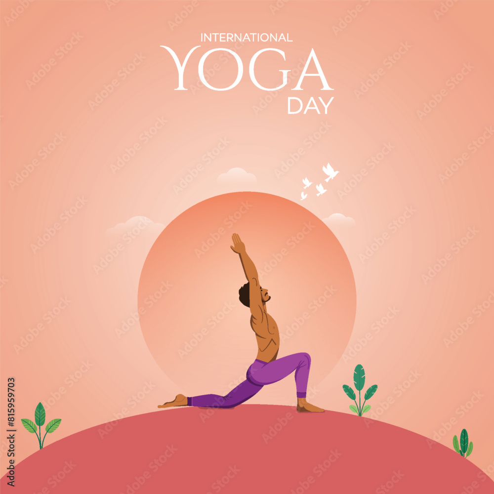 International Yoga Day Illustration Yoga Day Vector International barbados-2016