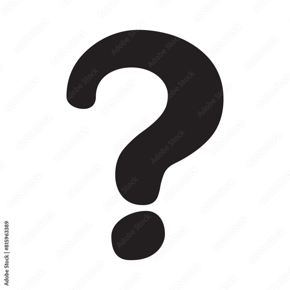 Question mark symbol. isolated on white background. Vector illustration. EPS 10 Question mark symbol. isolated on white background. Vector illustration. EPS 10