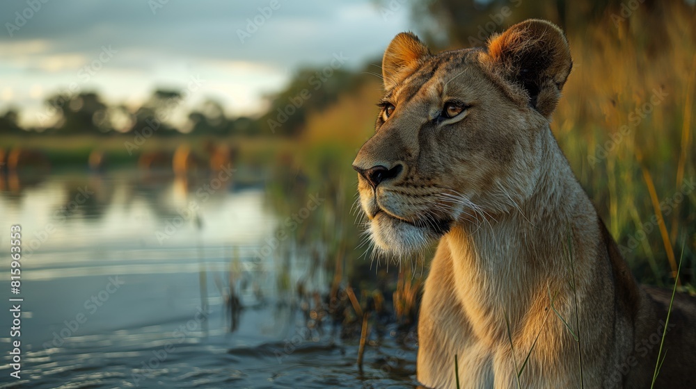 lion fighing over Massai marah jungle in south africa 4K Wallpaper created by ai lion fighing over Massai marah jungle in south africa 4K Wallpaper created by ai