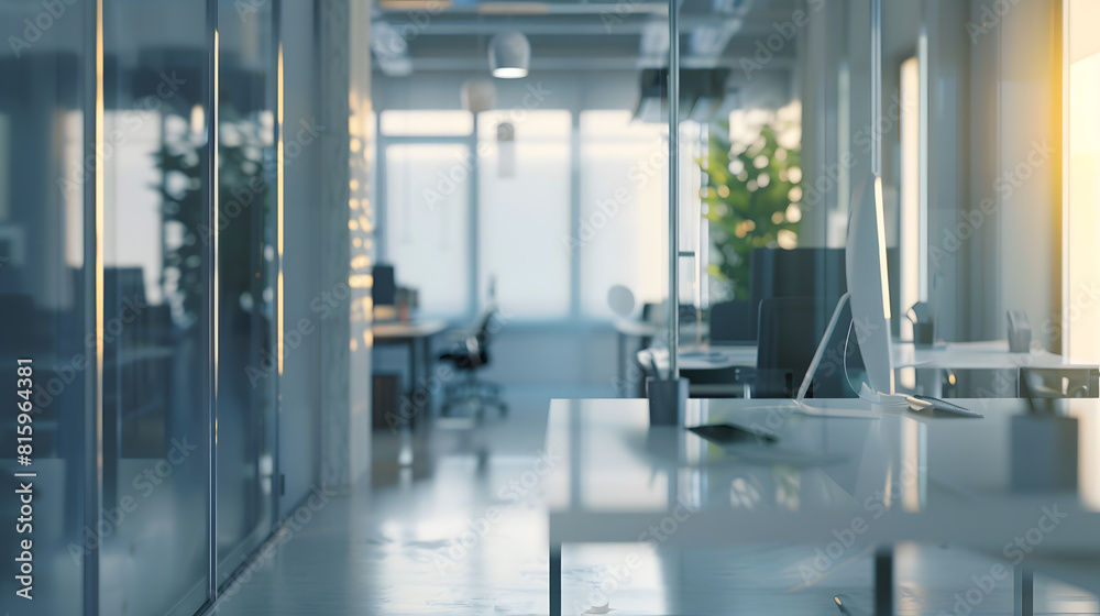 Interior of a modern office : Generative AI Interior of a modern office : Generative AI