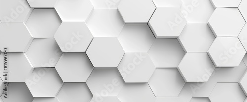 An Abstract White Background With A 3D Parallelogram Pattern Exudes High-Tech Sophistication, With Geometric Precision And Clean Lines Creating A Sleek And Modern Visual, 3D Rendering photo