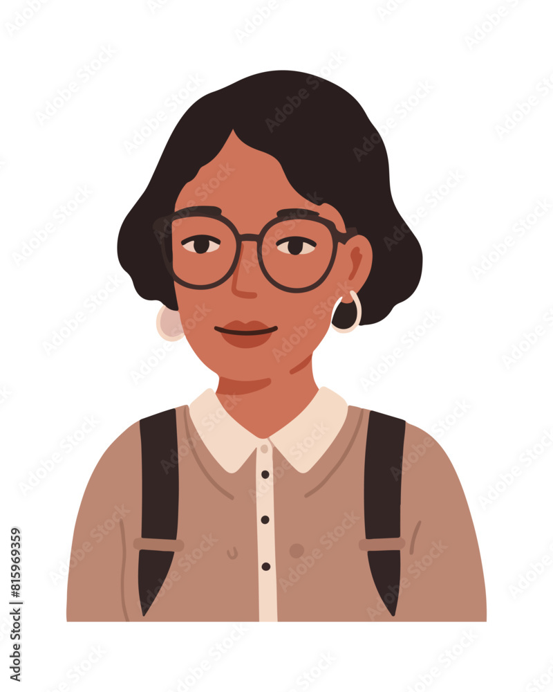 Businesswoman flat design vector illustration Businesswoman flat design vector illustration