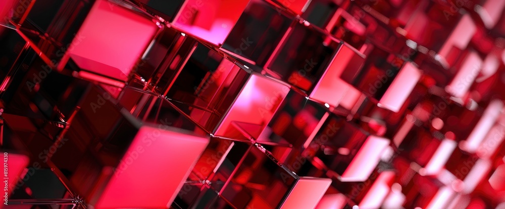 Futuristic Cube Formation, Abstract 3D Render, 3D Rendering Futuristic Cube Formation, Abstract 3D Render, 3D Rendering