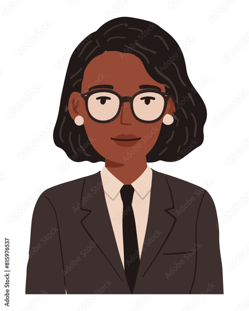 Businesswoman flat design vector illustration Businesswoman flat design vector illustration