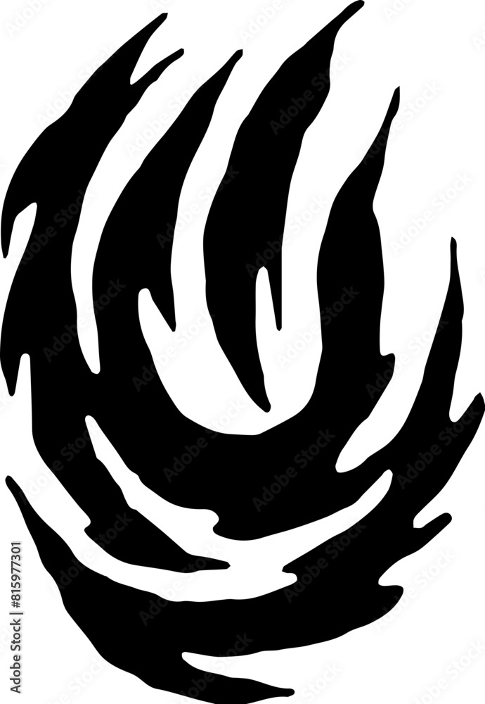 Fire Handmade Tribal Vector Shape - Fire symbol logo Icon Element for Graphic Design and Artistic Project Fire Handmade Tribal Vector Shape - Fire symbol logo Icon Element for Graphic Design and Artistic Project