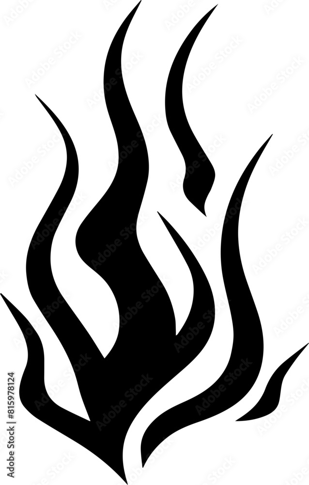 Fire Handmade Tribal Vector Shape - Fire symbol logo Icon Element for Graphic Design and Artistic Project Fire Handmade Tribal Vector Shape - Fire symbol logo Icon Element for Graphic Design and Artistic Project