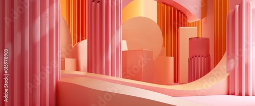 Abstract 3D Background  3D Rendering