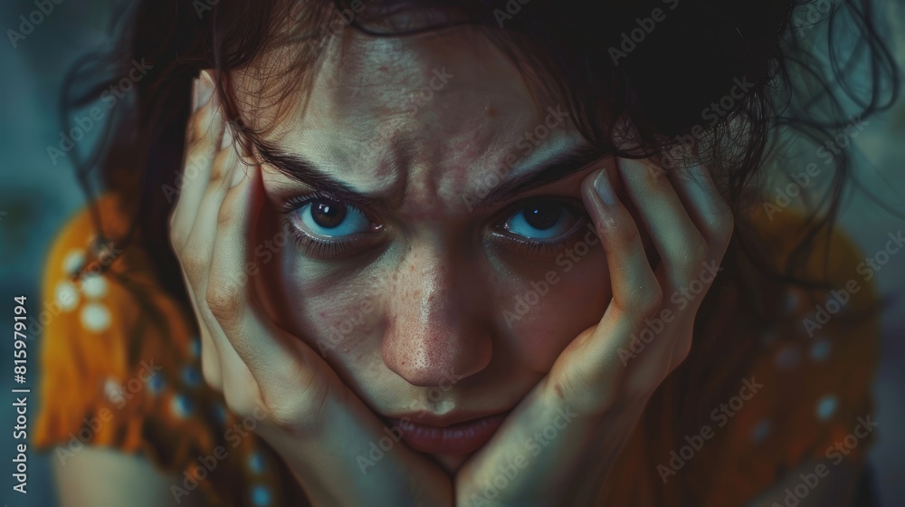 Female Conveys Feelings