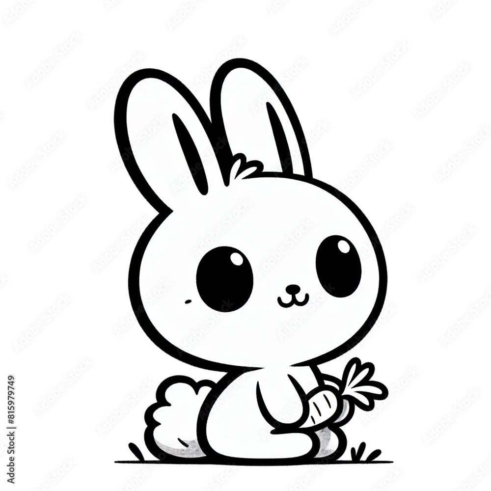 Rabbit cartoon image, illustration, generative AI
Rabbit cartoon image, illustration, generative AI