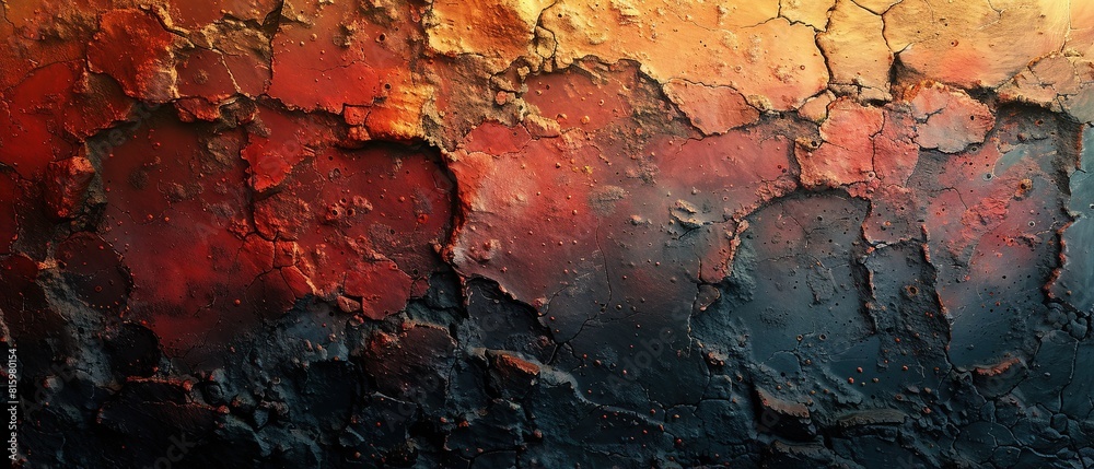 Abstract grunge background of old rusty wall with red and orange paint Abstract grunge background of old rusty wall with red and orange paint