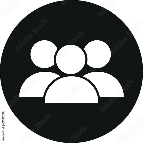People icon sign. Business signs and symbols.