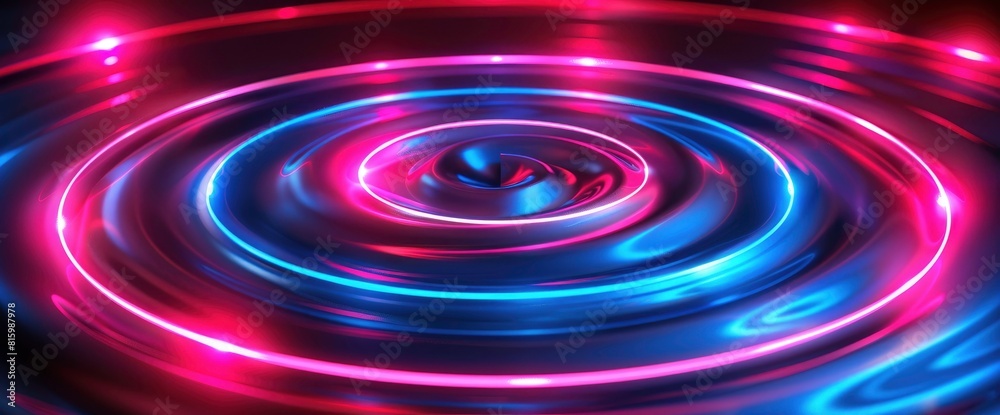 A 3D Abstract Wavy Spiral Background With Neon Lighting Exudes Vibrancy And Energy, Creating A Visually Dynamic And Futuristic Scene, 3D Rendering A 3D Abstract Wavy Spiral Background With Neon Lighting Exudes Vibrancy And Energy, Creating A Visually Dynamic And Futuristic Scene, 3D Rendering