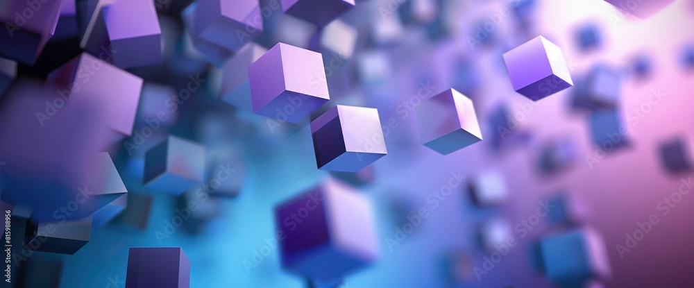 A 3D Rendering Of A Purple And Blue Abstract Geometric Background Scene For Advertising Exudes Vibrancy And Modernity, Creating A Visually Striking And Dynamic Setting, 3D Rendering A 3D Rendering Of A Purple And Blue Abstract Geometric Background Scene For Advertising Exudes Vibrancy And Modernity, Creating A Visually Striking And Dynamic Setting, 3D Rendering