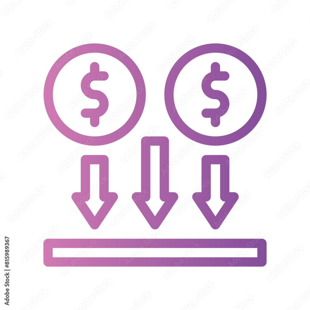 arrow gradient icon arrow gradient icon