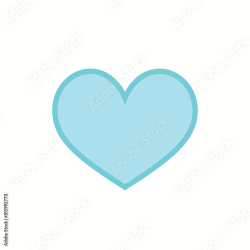 Free Download Vector style heart shape symbol logo - GFXLoad