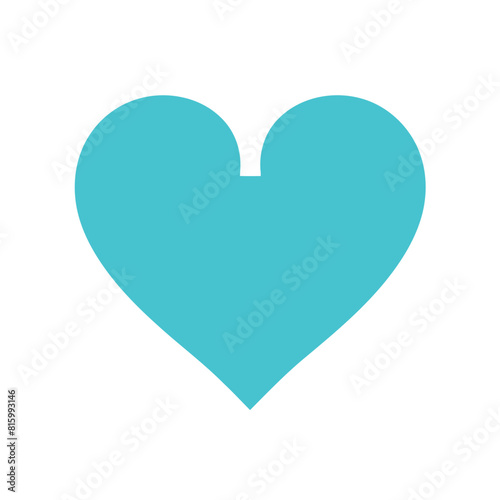 Free Download Vector style heart shape symbol logo - GFXLoad