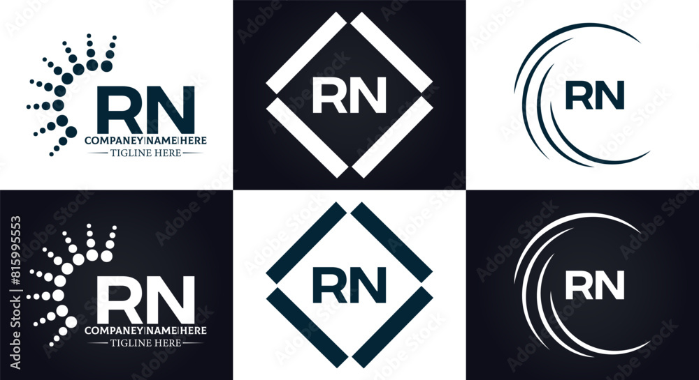RN logo. R N design. White RN letter. RN, R N letter logo design. Initial letter RN linked circle uppercase monogram logo. RN logo. R N design. White RN letter. RN, R N letter logo design. Initial letter RN linked circle uppercase monogram logo.