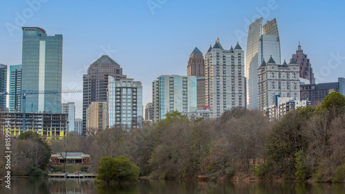 Downtown Atlanta Skyline during Daytime - Urban Cityscape Background