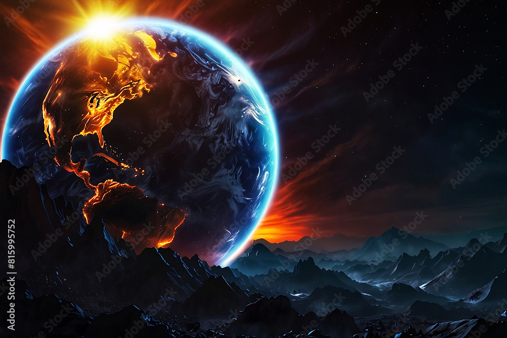 Propagation of solar radiation storms from the sun That affects the world, effects on the world, global warming and rising temperatures. Propagation of solar radiation storms from the sun That affects the world, effects on the world, global warming and rising temperatures.