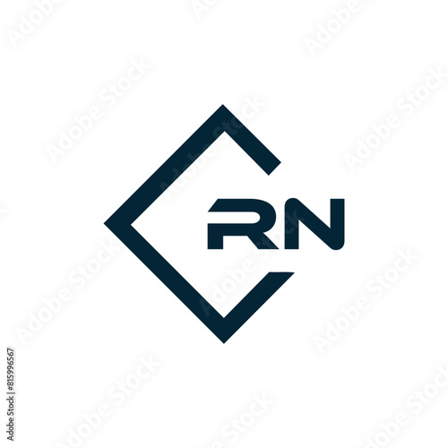 Free Download RN logo. R N design. White RN letter. RN, R N letter logo design. Initial letter RN linked circle uppercase monogram logo. - GFXLoad