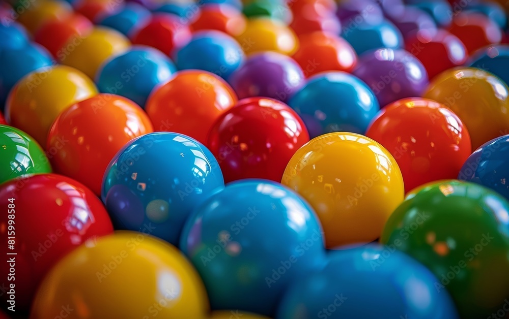Balls come in a variety of different colors. Balls come in a variety of different colors.