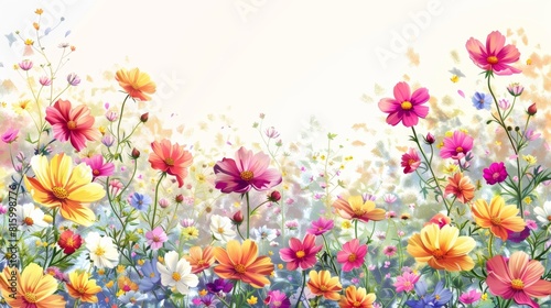 Celebrate Mother s Day with a vibrant floral spring banner.