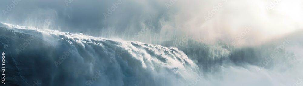 Fototapeta premium Waterfall in the mist