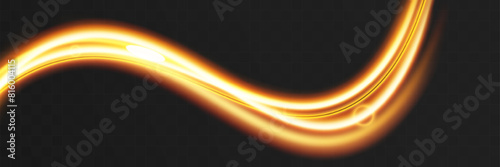 	
Light wave of shiny gold lines.Gold color glowing design element.Wavy bright stripes.
