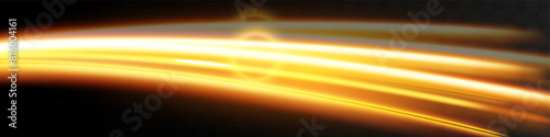 	
Light wave of shiny gold lines.Gold color glowing design element.Wavy bright stripes.
