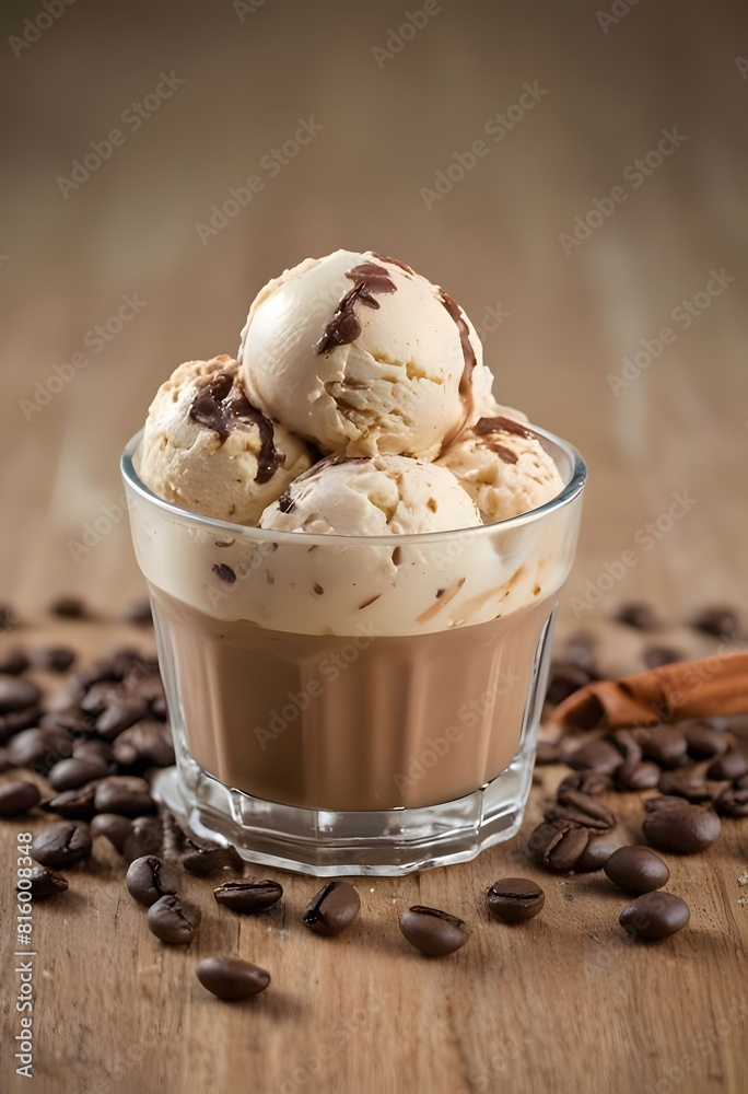 Cappuccino Ice Cream with Chocolate Chips Cappuccino Ice Cream with Chocolate Chips