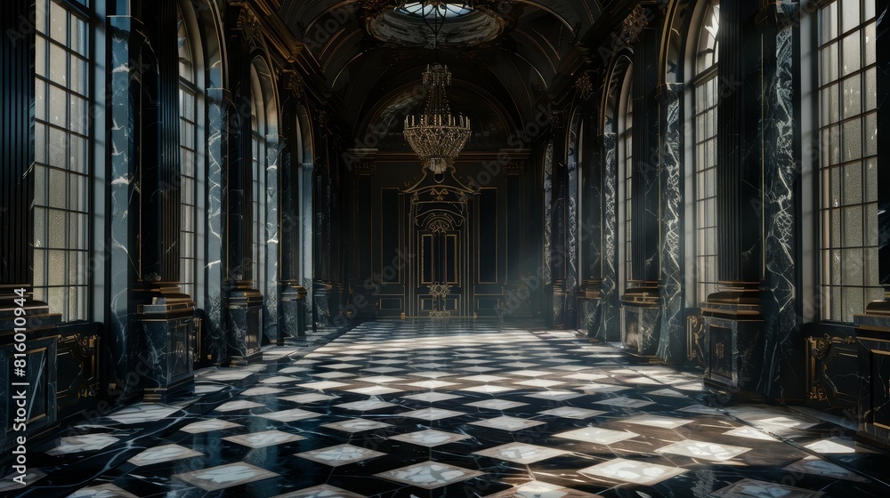 Abstract empty big hall dark gothic light room. Abstract empty big hall dark gothic light room.