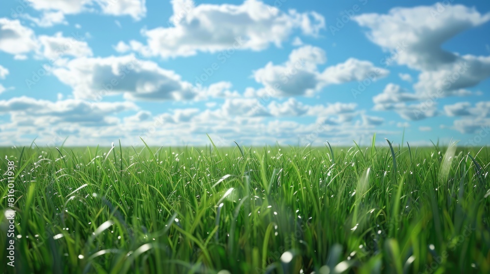 Obraz premium Grassy Field Background