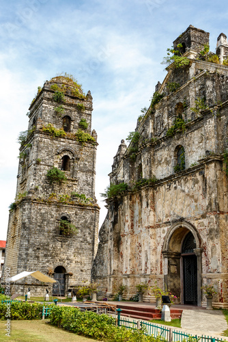 Exterior of the Saint Augustine Church or Paoay Church in Paoay, Ilocos Norte, Philippines, Asia photo